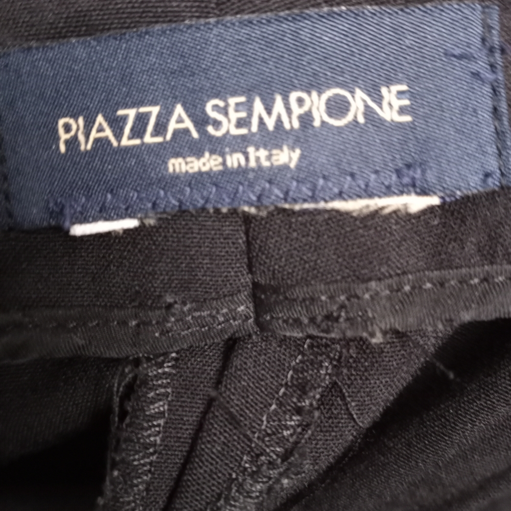 PIAZZA SEMPIONE Black Trousers, size 12 - Picture 4 of 4